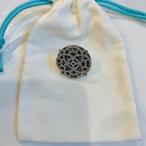 STUNNING AUTHENTIC SWAROVKSI COCKTAIL RING!